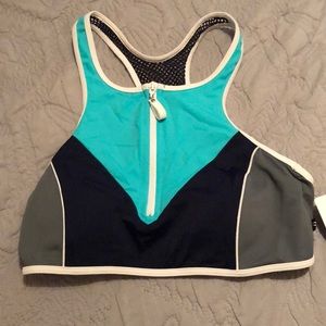 Blue Sports Bra